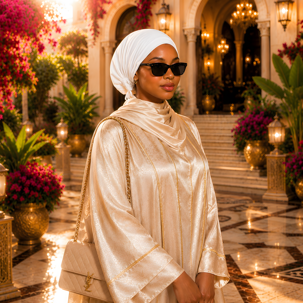 Sous-Foulard Bonnet en Jersey de Bambou–Sans Couture aux Oreilles