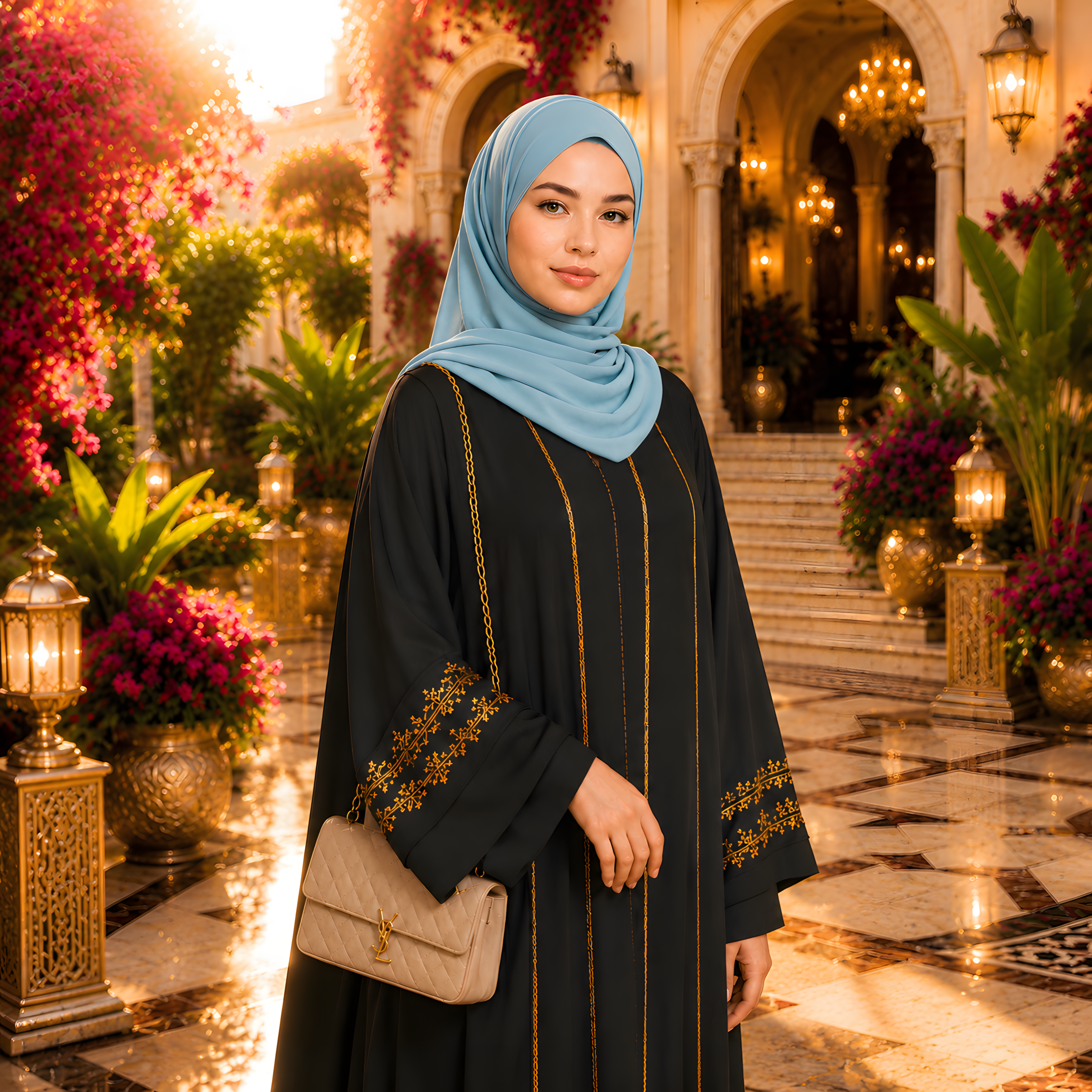 Hijab en Jersey de Bambou Côtelé–Drapé Signature
