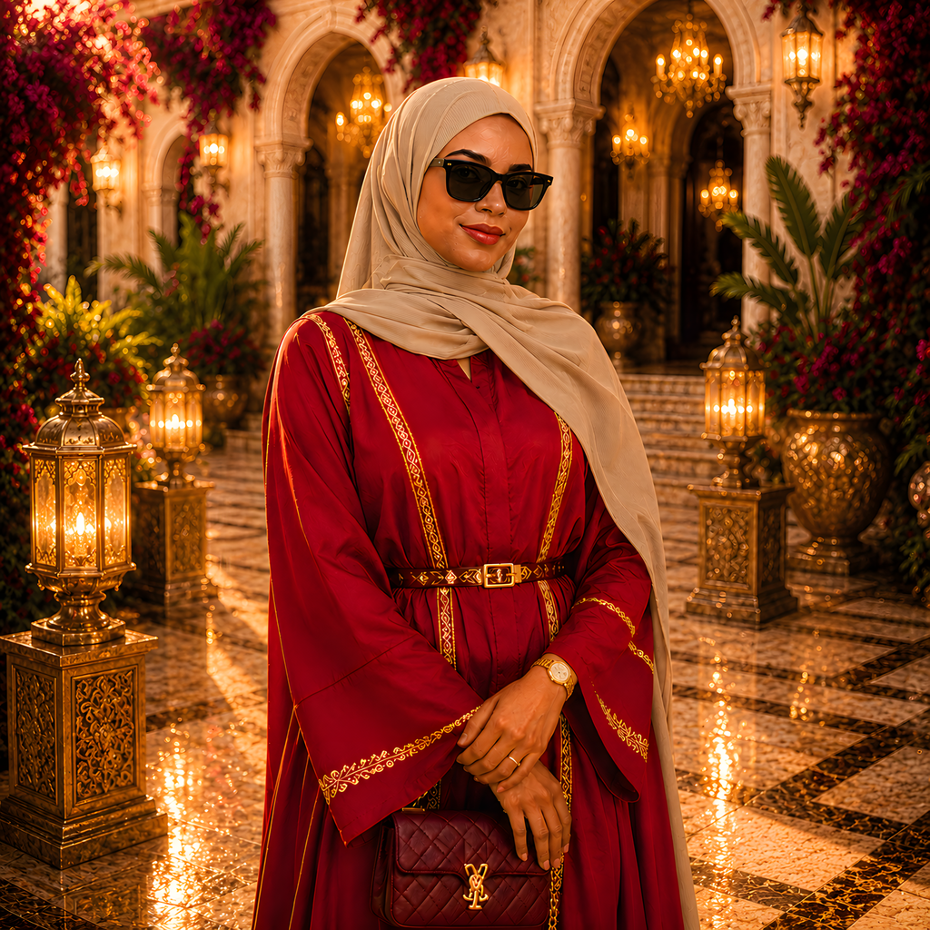 Hijab en Jersey de Bambou Côtelé–Drapé Signature