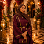 Hijab en Jersey de Bambou Côtelé–Drapé Signature
