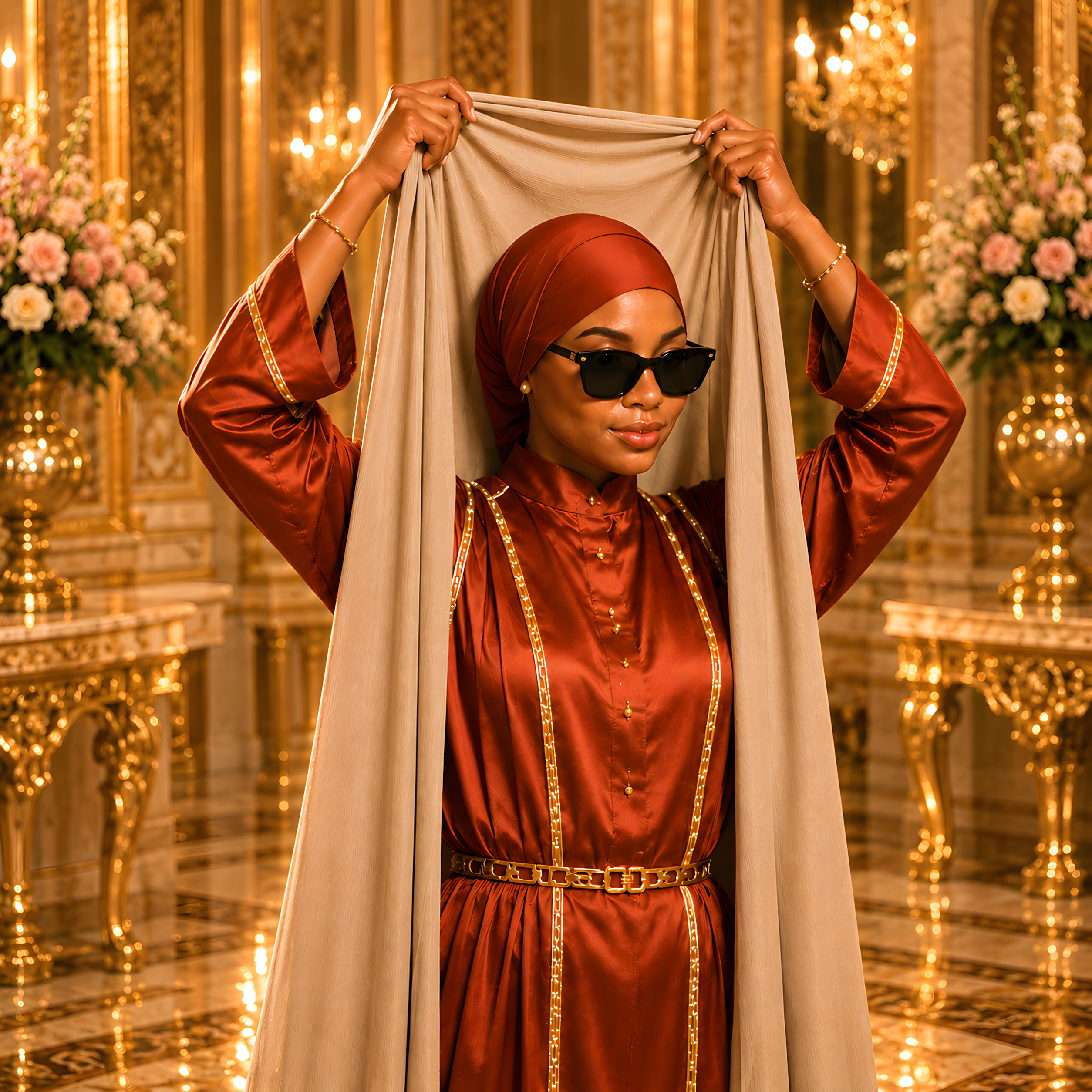 Hijab en Jersey de Bambou Côtelé–Drapé Signature